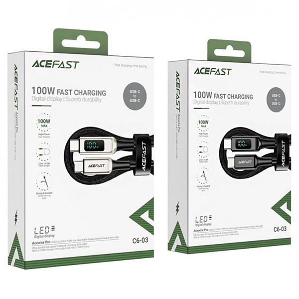Кабель Acefast C6-03 usb-c to usb-c 2m 2100000151653 фото