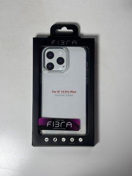 Чохол прозорий Fibra 14Pro max 2100000198092 фото