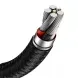 Кабель Baseus Cafule metal type-c to lightning 0.25m. 66w black 2100000149957 фото 3