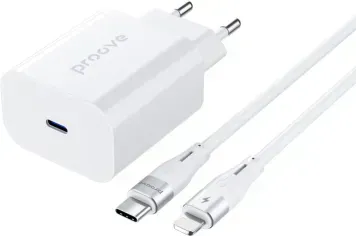 МЗП Proove rapid 20W type-c/ lightning white 2100000142538 фото