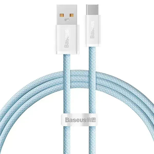Кабель Baseus Dynamic series type-c to type-c 100W 1m. blue 2100000123704 фото