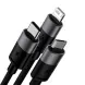 Кабель Baseus StarSpeed USB to M+L+C 3.5 2100000122868 фото 3