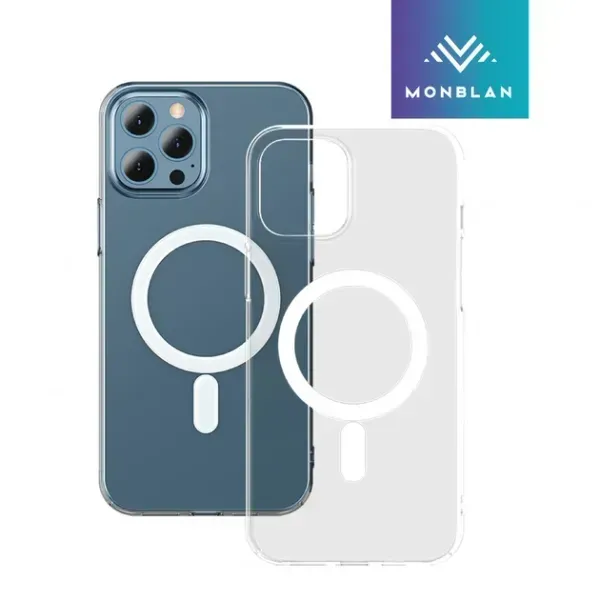 Чохол прозорий Monblan + MagSafe 12/12Pro 2100000075324 фото